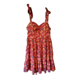 B.O.G Collective‎ pink floral dress size large